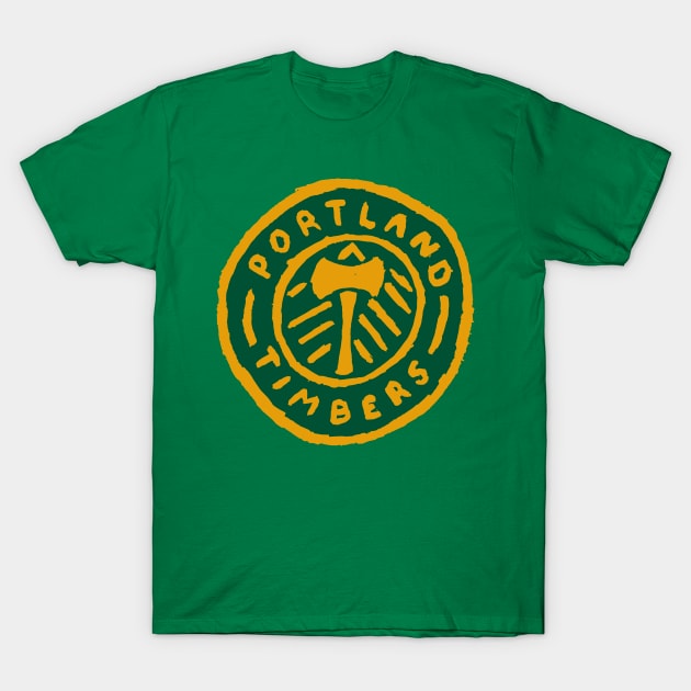 Portland Timbeeeers 03 T-Shirt by Very Simple Graph